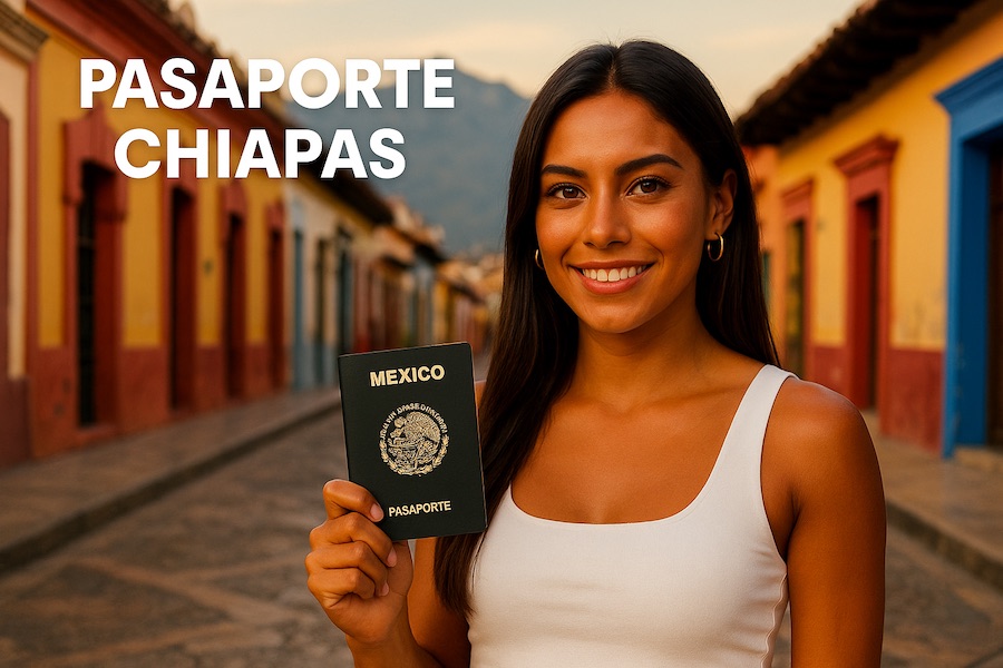 Trámite de pasaporte en Chiapas 2025