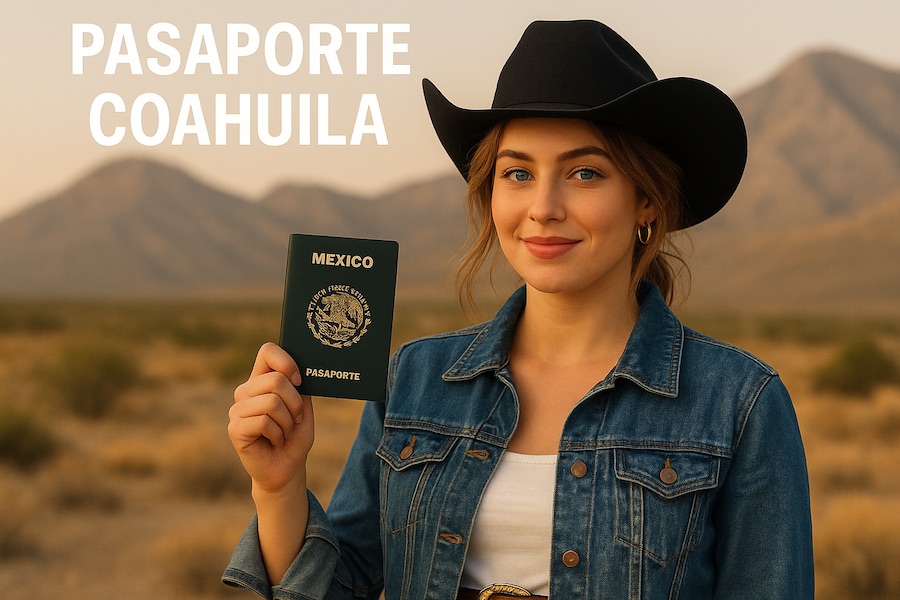 Trámite de pasaporte en Coahuila 2025